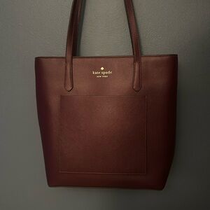 Kate spade. Tote purse. Deep purple.